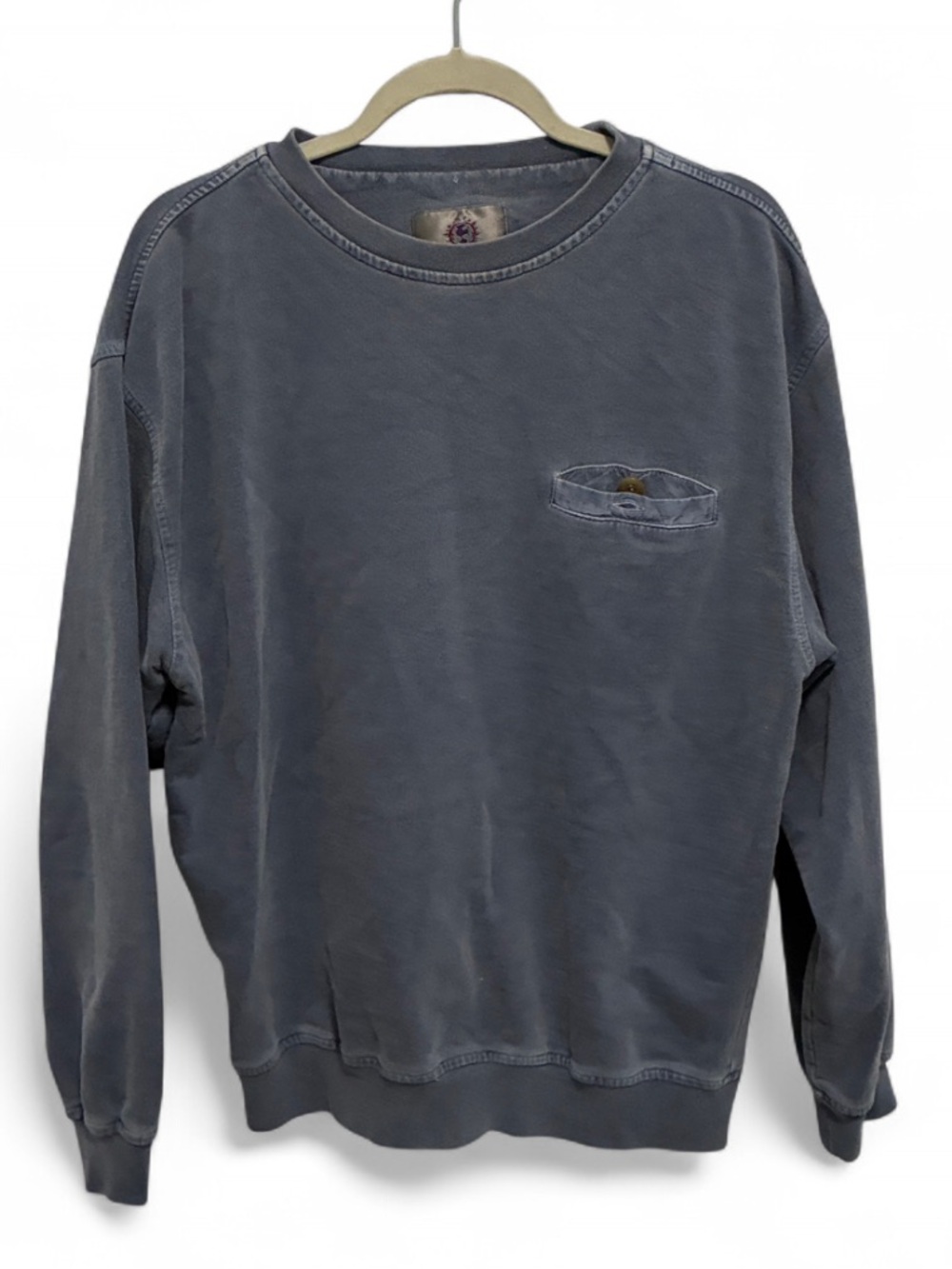 Vintage The Territory Ahead Washed Slate Blue Crewneck Sweatshirt
